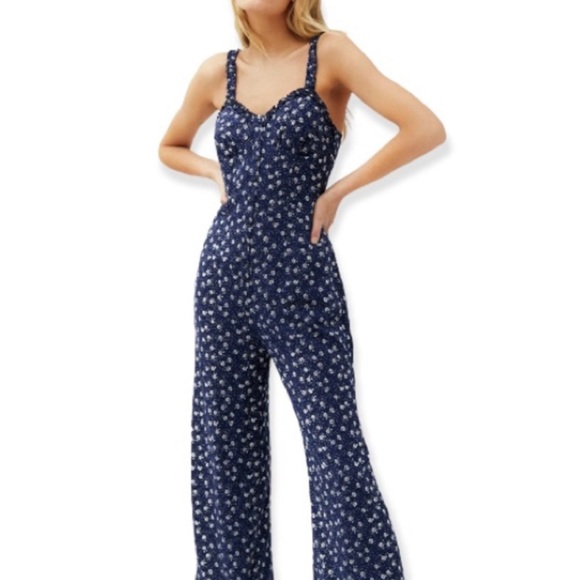 Urban Outfitters Pants - Urban Outfitters Easy Ruffle Jumpsuit (XS)